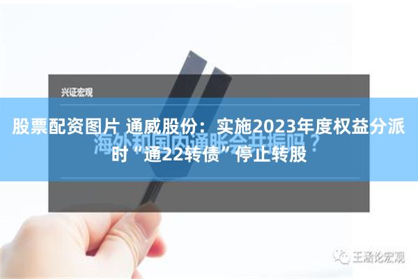 股票配资图片 通威股份：实施2023年度权益分派时“通22转债”停止转股