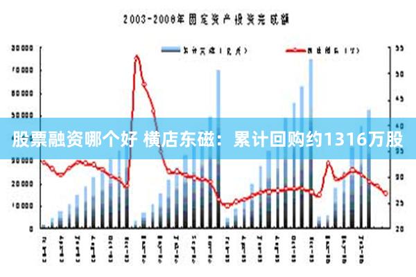 股票融资哪个好 横店东磁：累计回购约1316万股